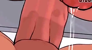 Slobber sucked by boar