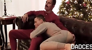 Christmas all round stepuncle in onesie