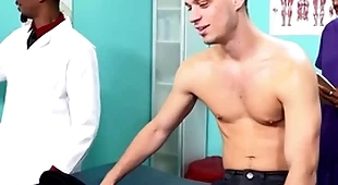 Rectal examination turns into gay dp