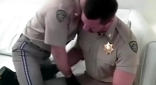 Nightstick #1 - american cops of the street sham to sucking cock