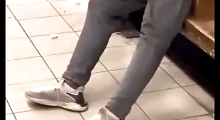 Homeless at subway
