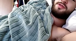 Straight roommate invites you to edging for a nap - hairy chested stud - performed cock - alpha male