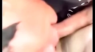 18 year venerable sissy gay slut sucking dick on every side auto
