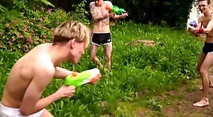 Boyfun - hot twink threesome afternoon lose one's heart to fest