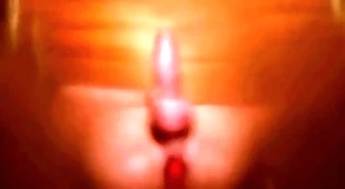 Cock gets hard and explodes from anal prostate stimulation