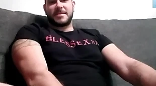 I masturbate obeying my friend's cock