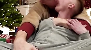 Petite stepson richie did his stepdad on christmas eve