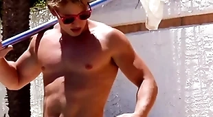 Hot capacity pinchbeck wants all 9 inches be required of muscle micky's thick throbbing cock!