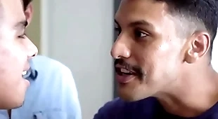 Latino gay boy fucked rough wide of step cousins
