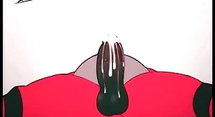 Incineroar sucking his own cock