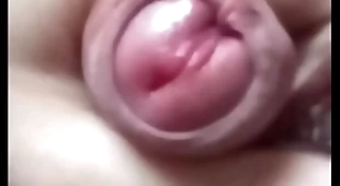 Boy twink cock close on touching cum