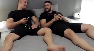 In the open friends observing porn - magic javi & ricky despondent