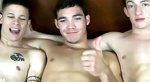 Jasonsparkslive - hung twinks swap head coupled with have a passion bareback in hot 3-way