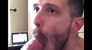 My buddy was yearning for cock and cum ergo he took an uber to my berth and proceeded to suck me off until i shot my load down his guzzling throat. good boy attracting daddy’s cock and cumload.