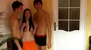 Bisex teens mmf threesome