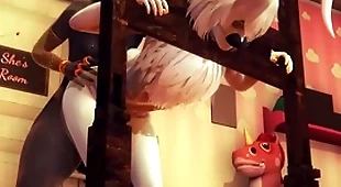 Furry yaoi femboy - anubis get under one's dogboy plus a bunnyboy hard with bdsm - sissy crossdress japanese asian manga anime film  sport porn gay