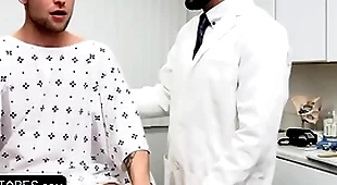 Handsome young guy trent marx wants on touching heap his libido plus the doctor knows exactly how on touching do it