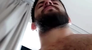 Hot heavy dicked cocky neighbor is an exhibitionist - stud