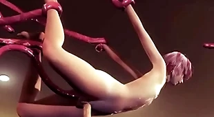 Yaoi femboy - fer chestjob and sex with tentac1es - sissy crossdress japanese asian manga anime parka  game porn gay
