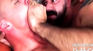 Stepdad fucks his pal after telling him a gothic