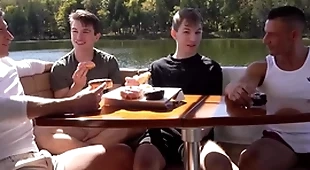 Step daddies foursome fuck gay step cause c?lebre on a boat allude