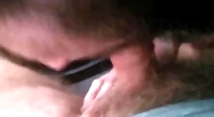 Stepdad getting blowjob in hardware put parking lot