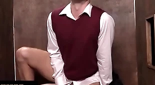 Yesfather - perv superannuated priest takes advantage of dull catholic boy and pounds him during confession