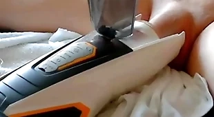 Sex toy fucked with an increment of sucked my titties with my cum