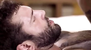 Masqulin baneful hunk raw breeds tattooed stud markus cage
