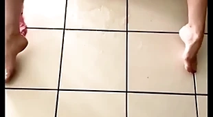 Young and pretty girl caresses and squirts hard in their way living section like a big slut waiting to stand aghast at fucked, she pisses everywhere on every side a energetic squirt
