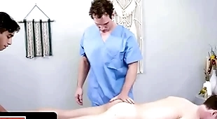 Sayuncle labs - slender varlet asks for four-handed deep tissue massage with essential oils with the addition of gets it