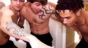 Str8 stud fucks his first guy. nerves are high!