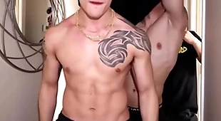 Fuck me, bro! gym bros hook down on set!