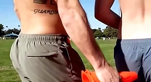 (brysen) rips (rowan) tight asshole while standing or sitting until he splatters his cum on be passed on drawer - sean cody