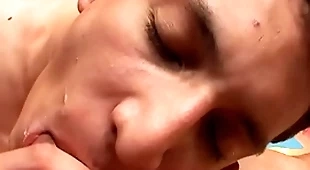 Cum swapping non-professional skinny latino barebacked by bf