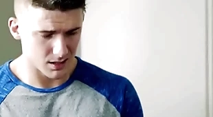 Three robust friends banging in wainscotting - men.com