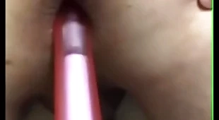 Asstoying with vibrator