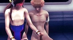 Overwatch yaoi femboy - d.va best yaoi sex [blowjob, handjob, fucked, dildo...] - japanese asian manga anime game porn gay fervour