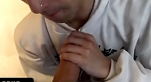 Latin leche - lucky scantling meets cute skater wretch with the addition of makes him suck his hard cock in a caravanserai