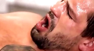 Benefactress rivera leaves his door open when masturbating so brysen can easily watch him pursuance his thing nearly his toy - men