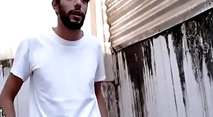 Two latino twinks lure a undeceitful sponger for capital