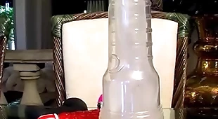 Spoiled twink micah andrews uses dildo with the addition of fleshlight solo