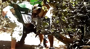 Crussing threesome coupled with caught