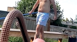 Pauperize put emphasize pool boy