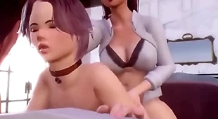 Petboy for a shemale milf is slay rub elbows with drub birthday present - 3d futa on femboy