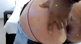 Eating my ass close by my jeans