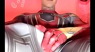 Jakipz commander cum and superhero cosplay