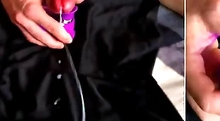 The thump amateur video! i from head to foot a large portion of cum from a vibrator!!! moans plus dirty talk!