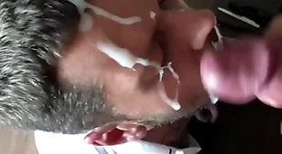 Homeric massive cumshot beyond my face big monster cock