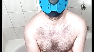 My master pees vulnerable me and i play with my bad dragon dildo